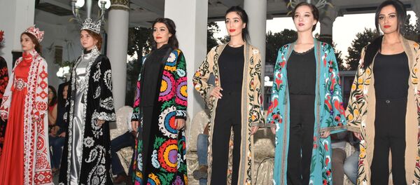 Показ мод на неделе Франции в Душанбе Показ мод на неделе Франции в Душанбе - Sputnik Таджикистан