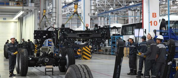 Сборка автомобилей MAN - Sputnik Таджикистан
