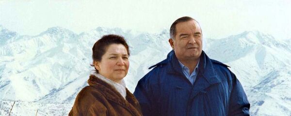 Ислам Каримов с супругой Татьяной Каримовой Ислам Каримов с супругой Татьяной Каримовой - Sputnik Тоҷикистон