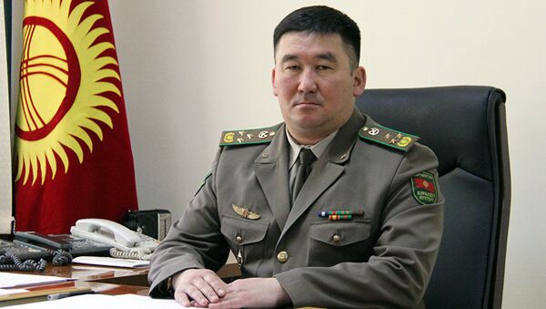 Председатель Государственной пограничной службы Кыргызстана, полковник Уларбек Шаршеев. Архивное фото - Sputnik Таджикистан