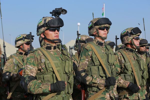 Двусторонние учения военных Узбекистана и Таджикистана по уничтожению условных террористических группировок - Sputnik Таджикистан