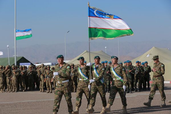 Двусторонние учения военных Узбекистана и Таджикистана по уничтожению условных террористических группировок - Sputnik Таджикистан