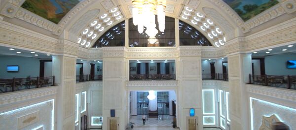 Новый зал приёма официальных гостей в столичном аэропорту города Душанбе - Sputnik Таджикистан