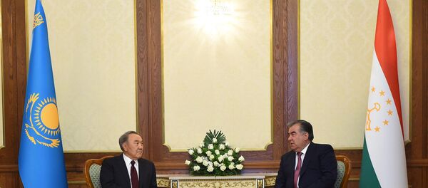 Мулоқоти Раҳмон ва Назарбоев дар Душанбе - Sputnik Тоҷикистон