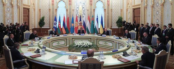  Заседание Совета глав государств СНГ в Душанбе - Sputnik Тоҷикистон