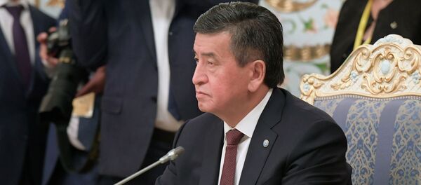 Президент Кыргызстана Сооронбай Жээнбеков - Sputnik Тоҷикистон