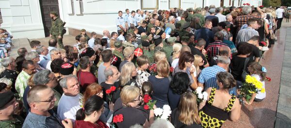 Прощание с главой ДНР Александром Захарченко - Sputnik Таджикистан