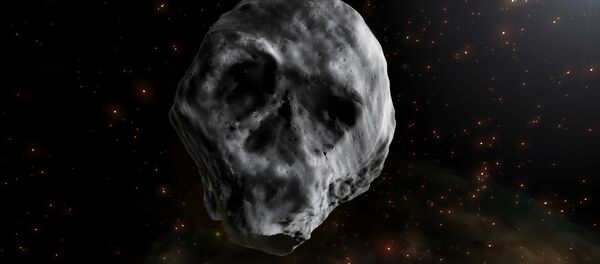 Хэллоуинский астероид TB145 в виде черепа. Архивное фото - Sputnik Таджикистан