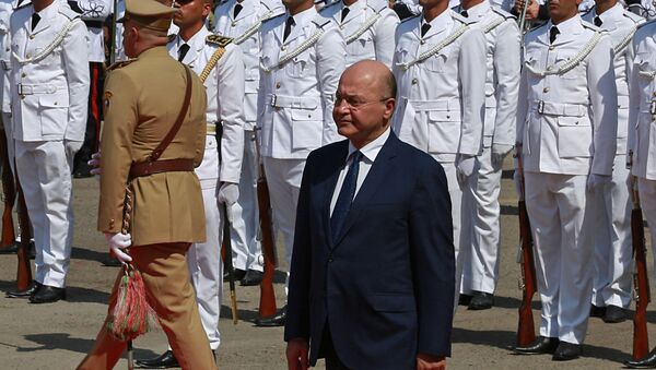 Недавно избранный президент Ирака Бархам Салех, архивное фото Недавно избранный президент Ирака Бархам Салех, архивное фото - Sputnik Таджикистан
