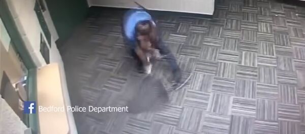 Задержание енота американской полицией - видео - Sputnik Таджикистан