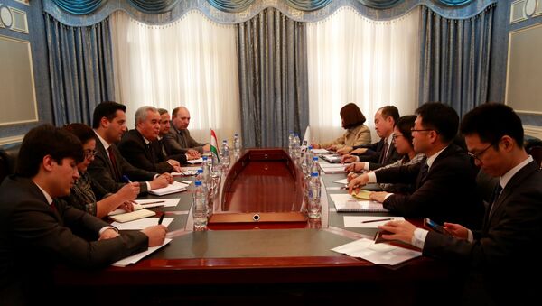Встреча замминистра иностранных дел Таджикистана с корейской делегации  - Sputnik Тоҷикистон