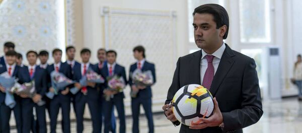 Старший сын президента Таджикистана Рустам Эмомали - Sputnik Таджикистан