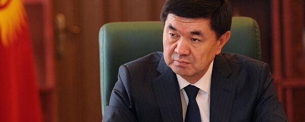 Премьер-министр Кыргызстана Мухаммедкалый Абылгазиев Премьер-министр Кыргызстана Мухаммедкалый Абылгазиев - Sputnik Тоҷикистон