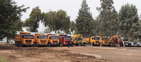 Строительство нового здания парламента Таджикистана в Душанбе - Sputnik Таджикистан