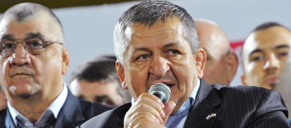 Заслуженный тренер России Абдулманап Нурмагомедов, архивное фото - Sputnik Тоҷикистон