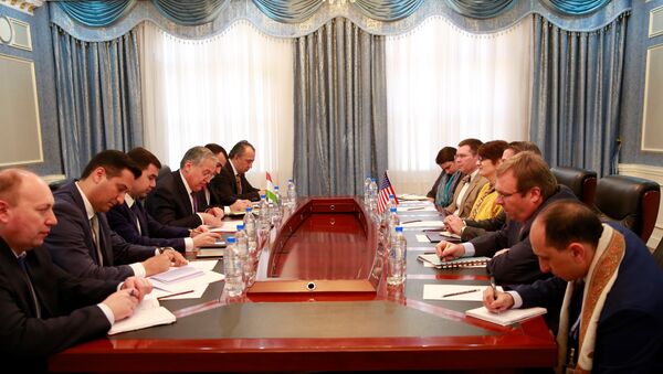 Встреча министра иностранных дел Республики Таджикистан с заместителем помощника Госсекретаря США - Sputnik Тоҷикистон