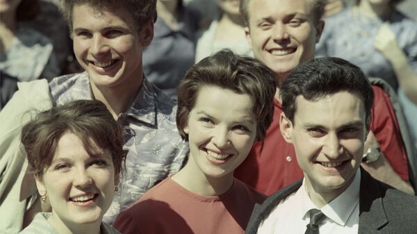 Группа студентов, архивное фото - Sputnik Таджикистан