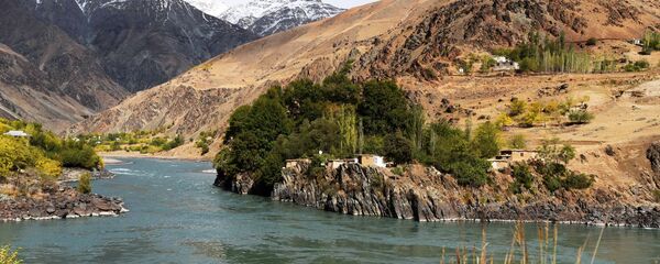 Афганские кишлаки на Таджикско-афганской границе. - Sputnik Тоҷикистон