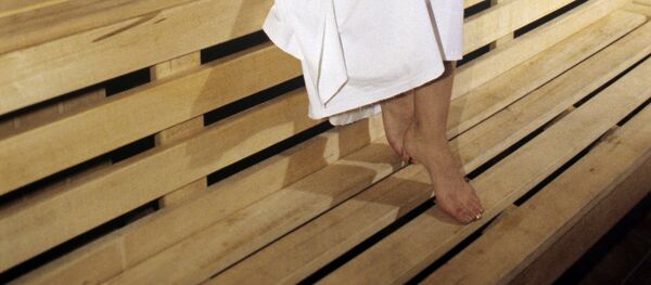 Девушка в сауне, архивное фото - Sputnik Таджикистан