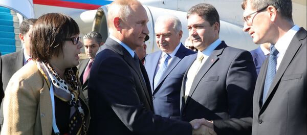 Рабочий визит президента РФ В. Путина в Турцию Рабочий визит президента РФ В. Путина в Турцию - Sputnik Таджикистан
