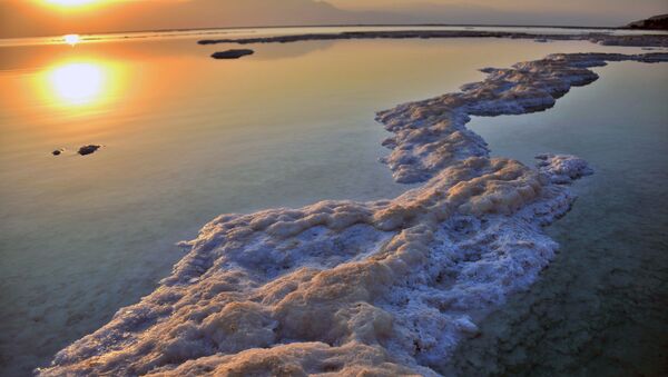 Мертвое море со стороны Израильского побережья, архивное фото - Sputnik Таджикистан