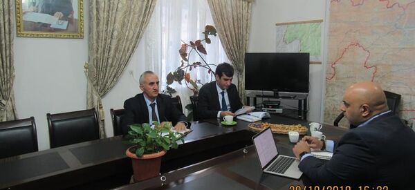 Ёдгор Файзов бо Ҳодӣ Ҳусейнӣ мулоқот кард - Sputnik Тоҷикистон