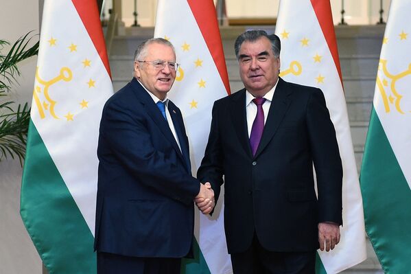 Лидер партии ЛДПР Владимир Жириновский встретится с президентом Таджикистана Эмомали Рахмоном - Sputnik Таджикистан