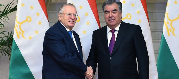 Лидер партии ЛДПР Владимир Жириновский встретится с президентом Таджикистана Эмомали Рахмоном - Sputnik Тоҷикистон