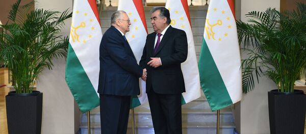 Лидер партии ЛДПР Владимир Жириновский встретится с президентом Таджикистана Эмомали Рахмоном Лидер партии ЛДПР Владимир Жириновский встретится с президентом Таджикистана Эмомали Рахмоном - Sputnik Таджикистан