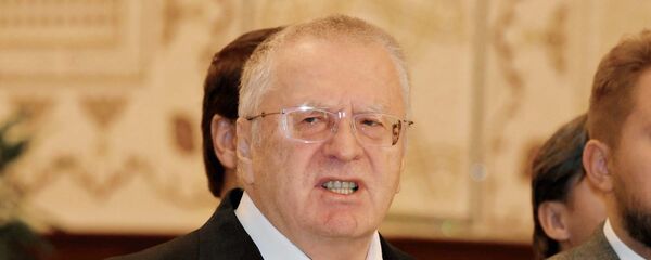 Лидер партии ЛДПР Владимир Жириновский в Таджикистане - Sputnik Тоҷикистон