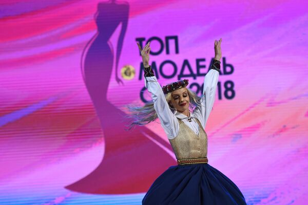 Участница конкурса красоты Топ-модель СНГ-2018 в Ереване, архивное фото - Sputnik Таджикистан