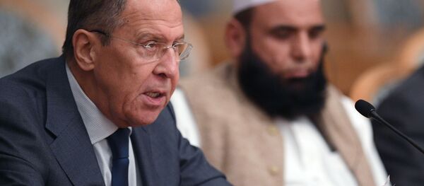 Министр иностранных дел РФ Сергей Лавров выступает на втором заседании Московского формата консультаций по Афганистану - Sputnik Таджикистан