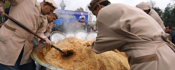 Праздник плова в Душанбе - Sputnik Тоҷикистон