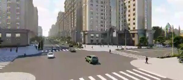 Архитектурная концепция будущей застройки улицы С.Айни в городе Душанбе - видео - Sputnik Таджикистан