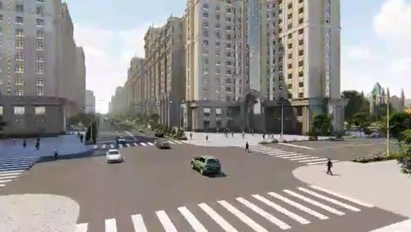 Архитектурная концепция будущей застройки улицы С.Айни в городе Душанбе - видео - Sputnik Таджикистан