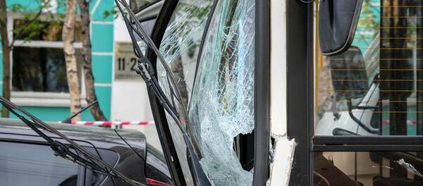 ДТП с автобусом, архивное фото ДТП с автобусом, архивное фото - Sputnik Тоҷикистон