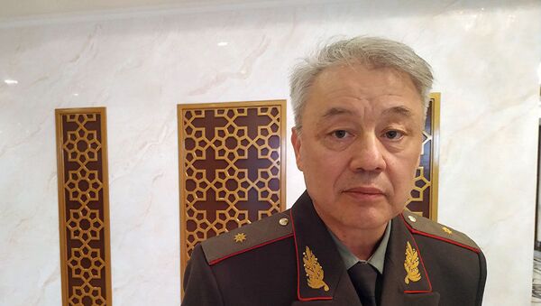 Командующий Пограничными войсками Службы государственной безопасности Узбекистана генерал-майор Руслан Мирзаев - Sputnik Таджикистан
