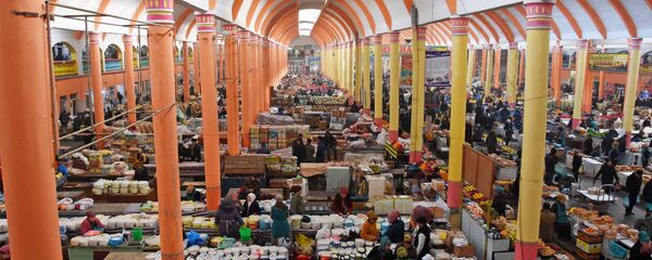Базар Панчшанбе в городе Худжанде Таджикистан, архивное фото Базар Панчшанбе в городе Худжанде Таджикистан, архивное фото - Sputnik Тоҷикистон