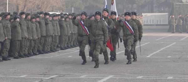 В подразделениях 201-й российской военной базы в Республике Таджикистан стартовал новый учебный период В подразделениях 201-й российской военной базы в Республике Таджикистан стартовал новый учебный период - Sputnik Таджикистан