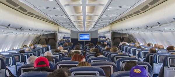 В салоне самолета, архивное фото - Sputnik Таджикистан