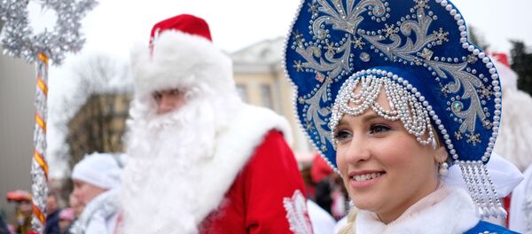 Праздничное шествие Дедов Морозов в Краснодаре Праздничное шествие Дедов Морозов в Краснодаре - Sputnik Таджикистан