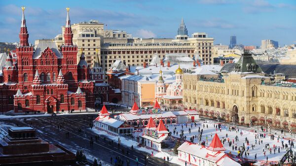Вид на Красную площадь в Москве - Sputnik Таджикистан