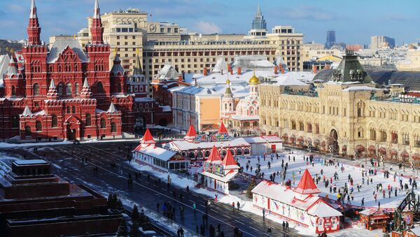 Вид на Красную площадь в Москве - Sputnik Таджикистан