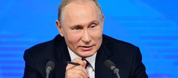 Ежегодная большая пресс-конференция президента РФ В. Путина - Sputnik Таджикистан