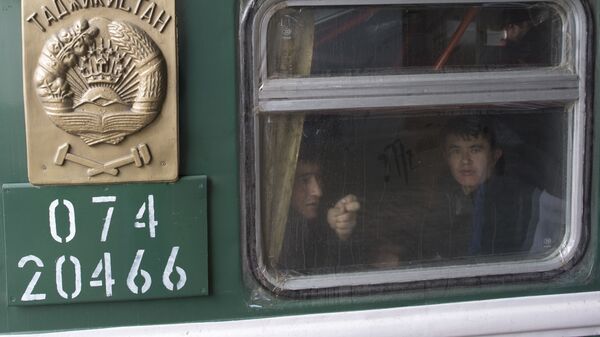 Поезд из Средней Азии, архивное фото - Sputnik Тоҷикистон