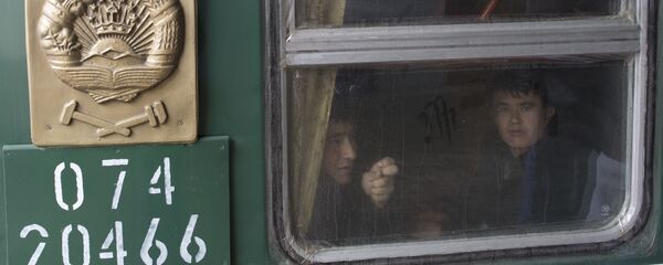 Поезд из Средней Азии, архивное фото - Sputnik Тоҷикистон