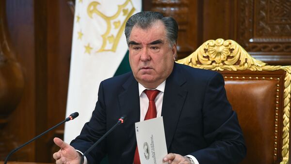 Эмомали Рахмон на заседании правительства Республики Таджикистан - Sputnik Таджикистан
