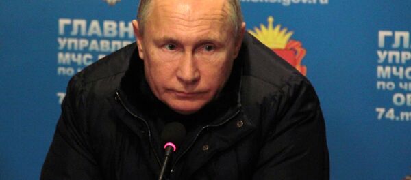 Президент РФ В. Путин прибыл в Магнитогорск в связи с взрывом газа в жилом доме - Sputnik Таджикистан