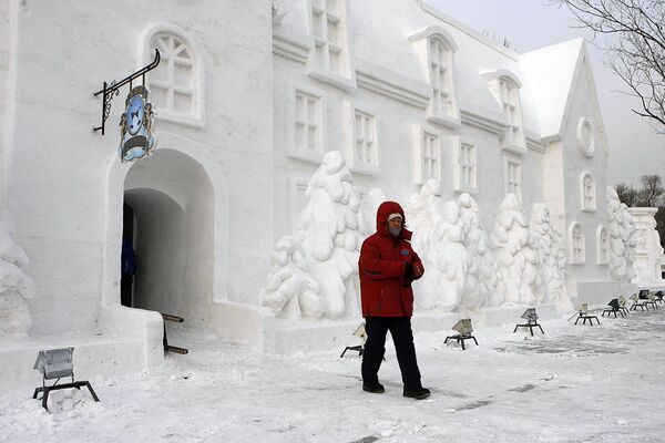 Международный фестиваль льда и снега в Харбине, Китай - Sputnik Таджикистан