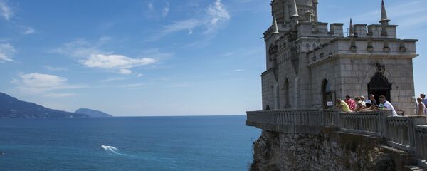 Ласточкино гнездо в Крыму, архивное фото - Sputnik Таджикистан